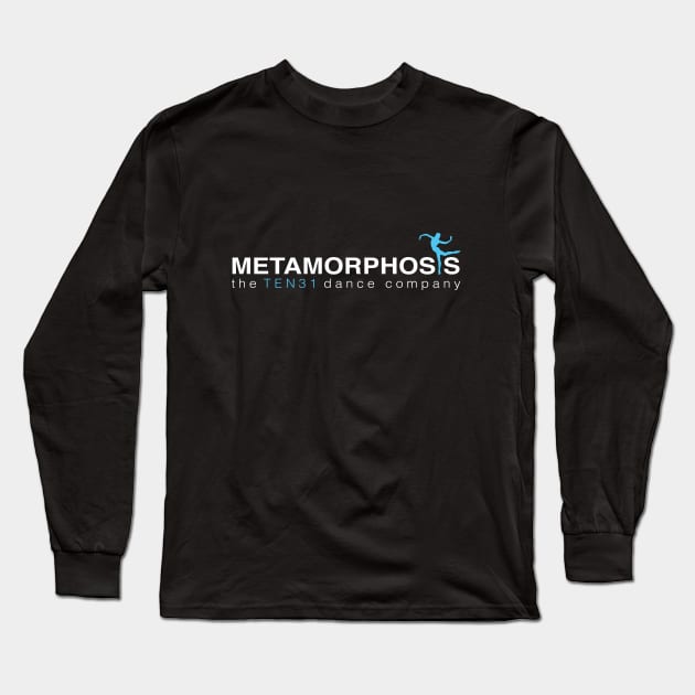 MDC Logo White Long Sleeve T-Shirt by Metamorphosis Dance Company